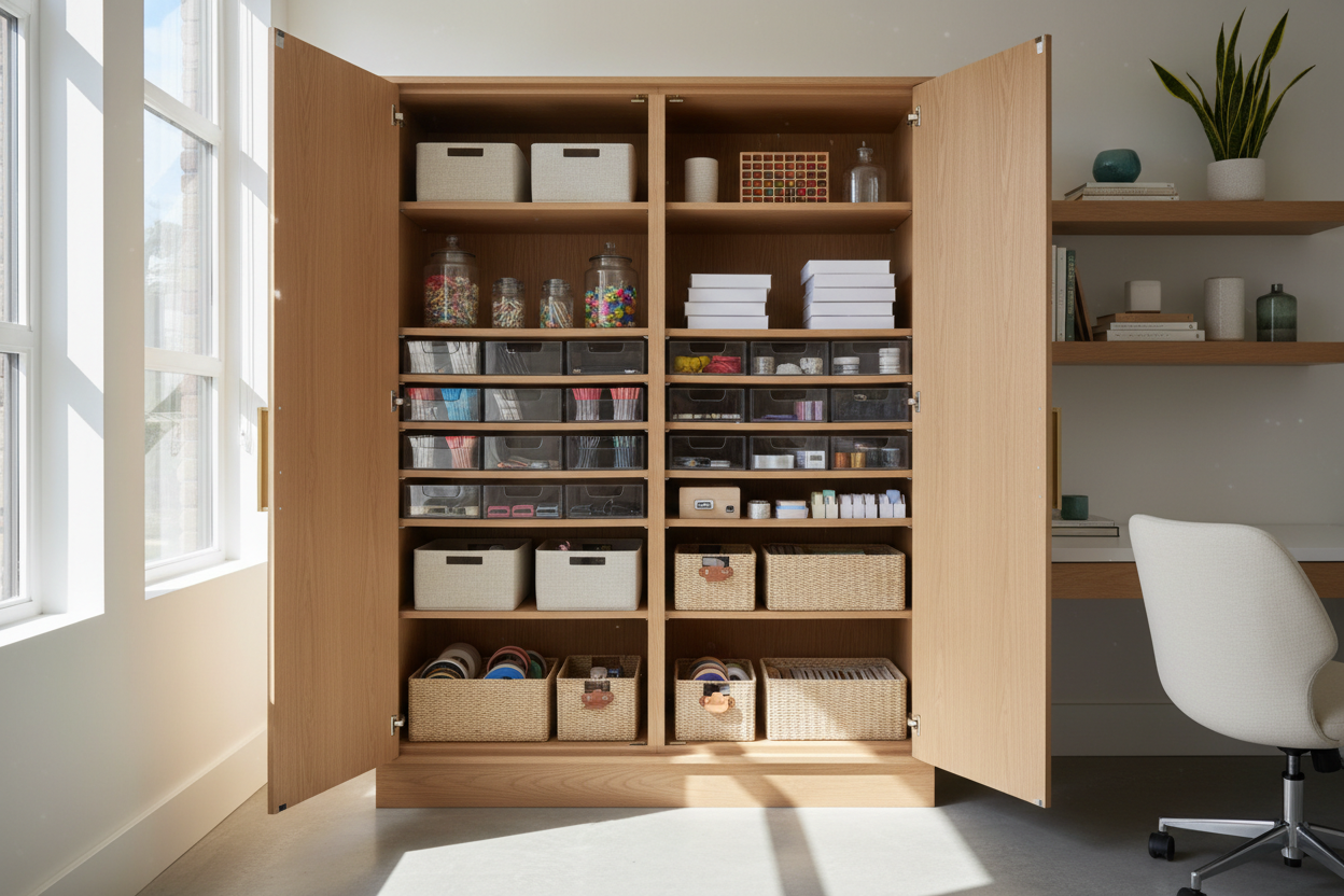 Master Office Supply Cabinet Organization for a Calmer Space