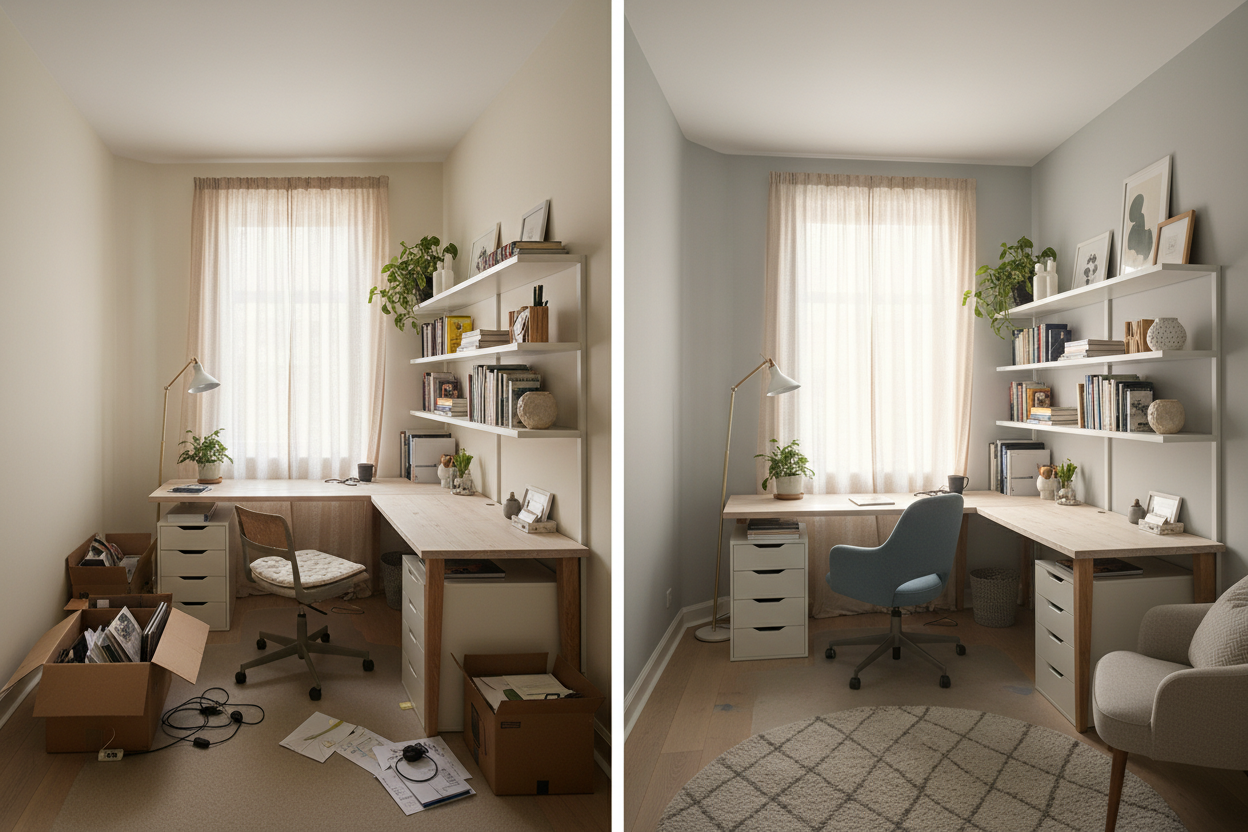 The Home Office Make Over Guide for Awkward Spare Rooms