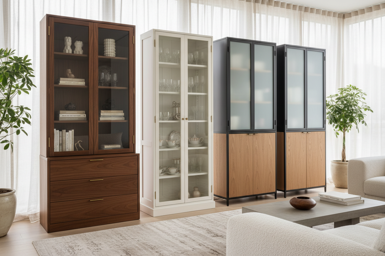 Tall Storage Display Cabinet: Style for a High-End Look