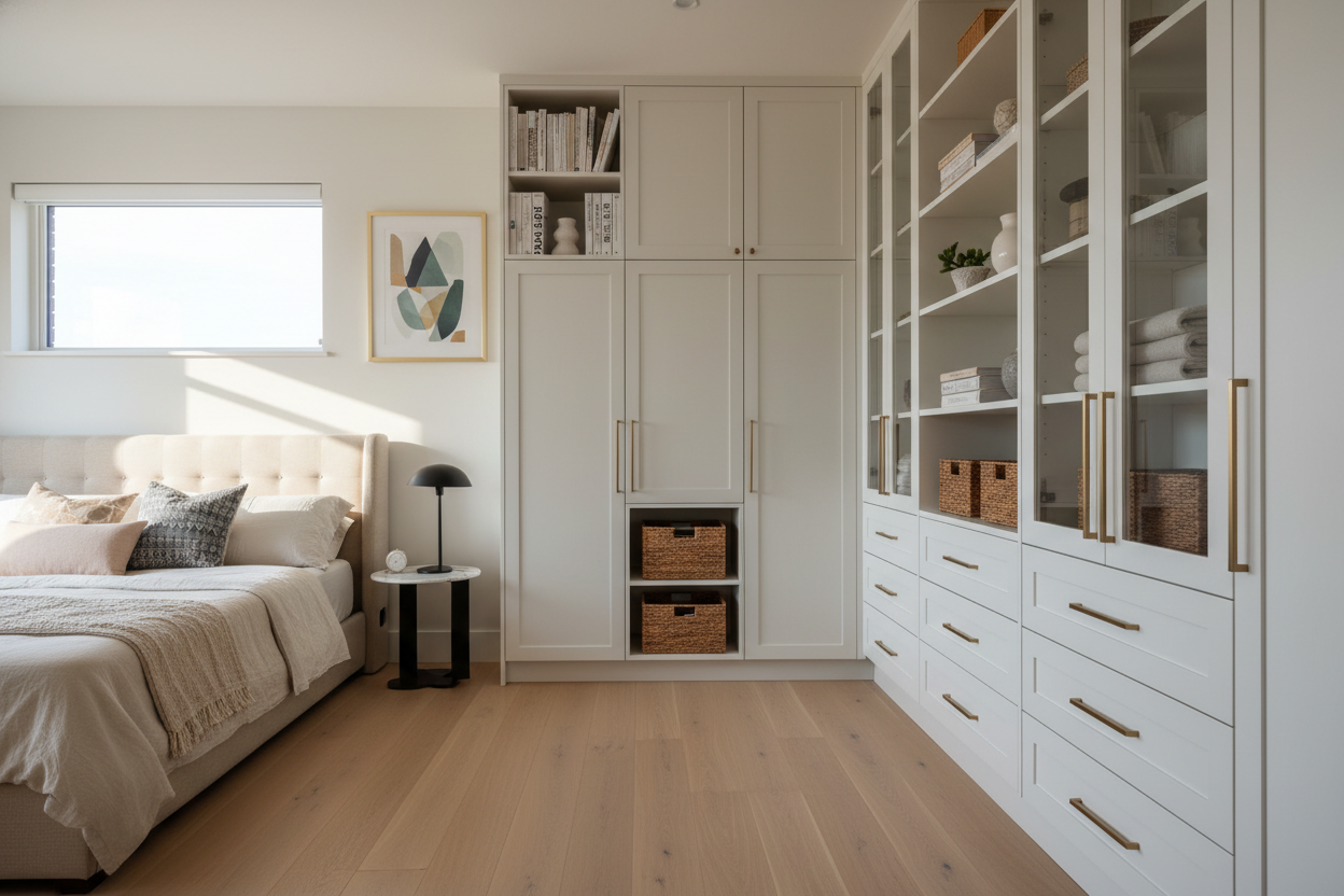 Bedroom Tall Cabinet Secrets: How to Style Vertical Storage