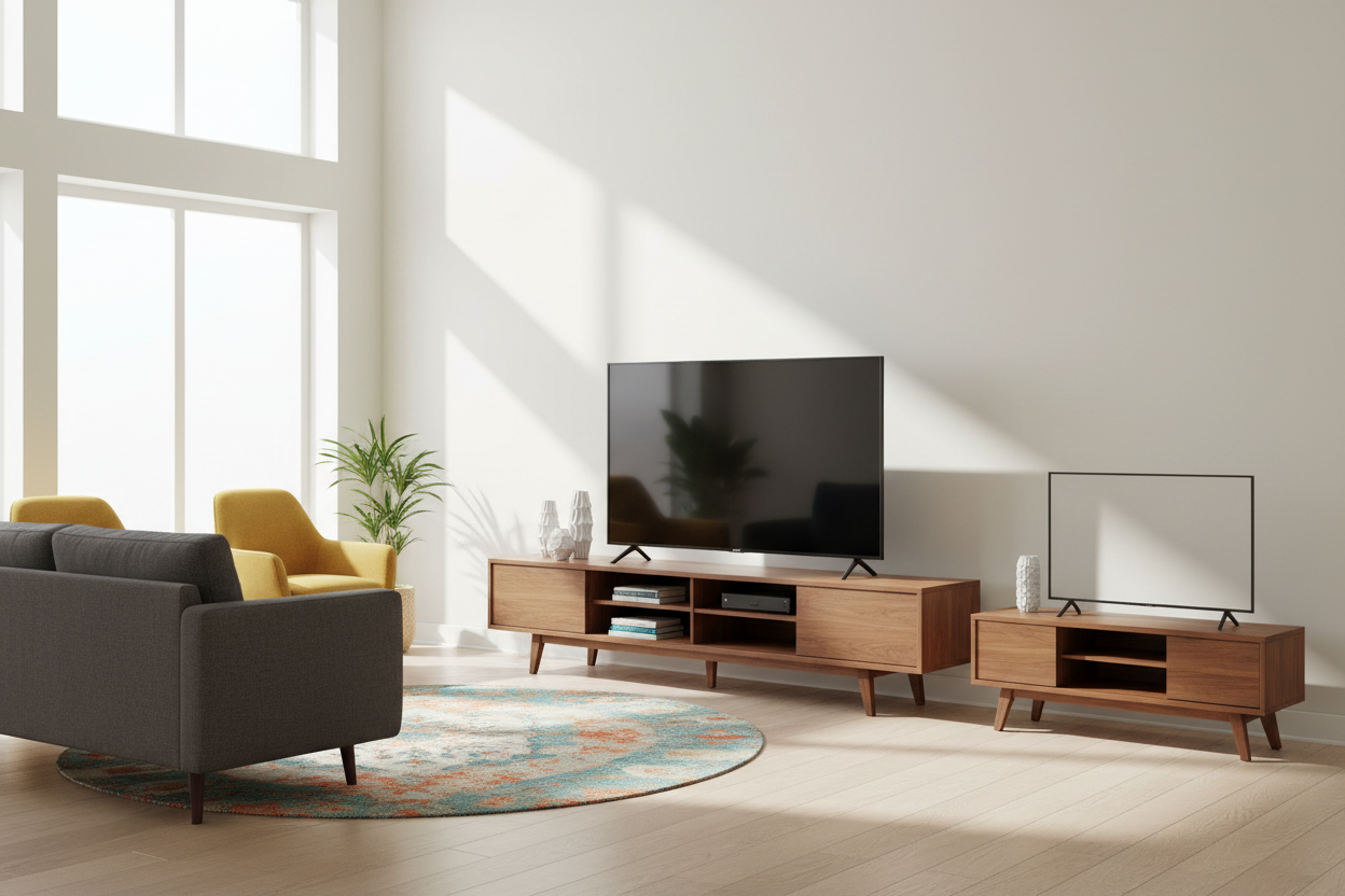 mid century modern tv stand 75 inch: Stop Making Sizing Mistakes