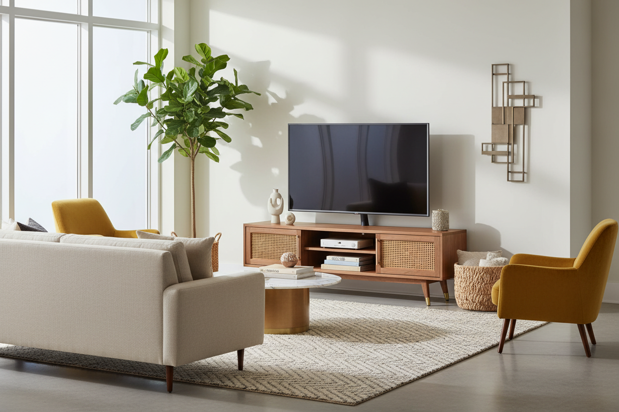 Modern Vintage TV Stand: How to Style It for a High-End Look