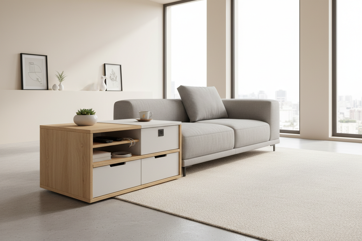 Smart Living: How a Space Saver End Table Can Elevate Your Room Without Clutter