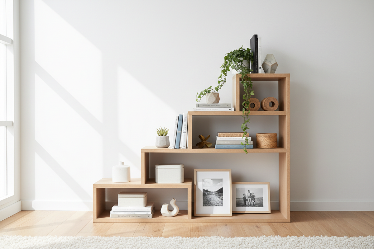 Stairway to Storage: Mastering the IKEA Step Shelf Look