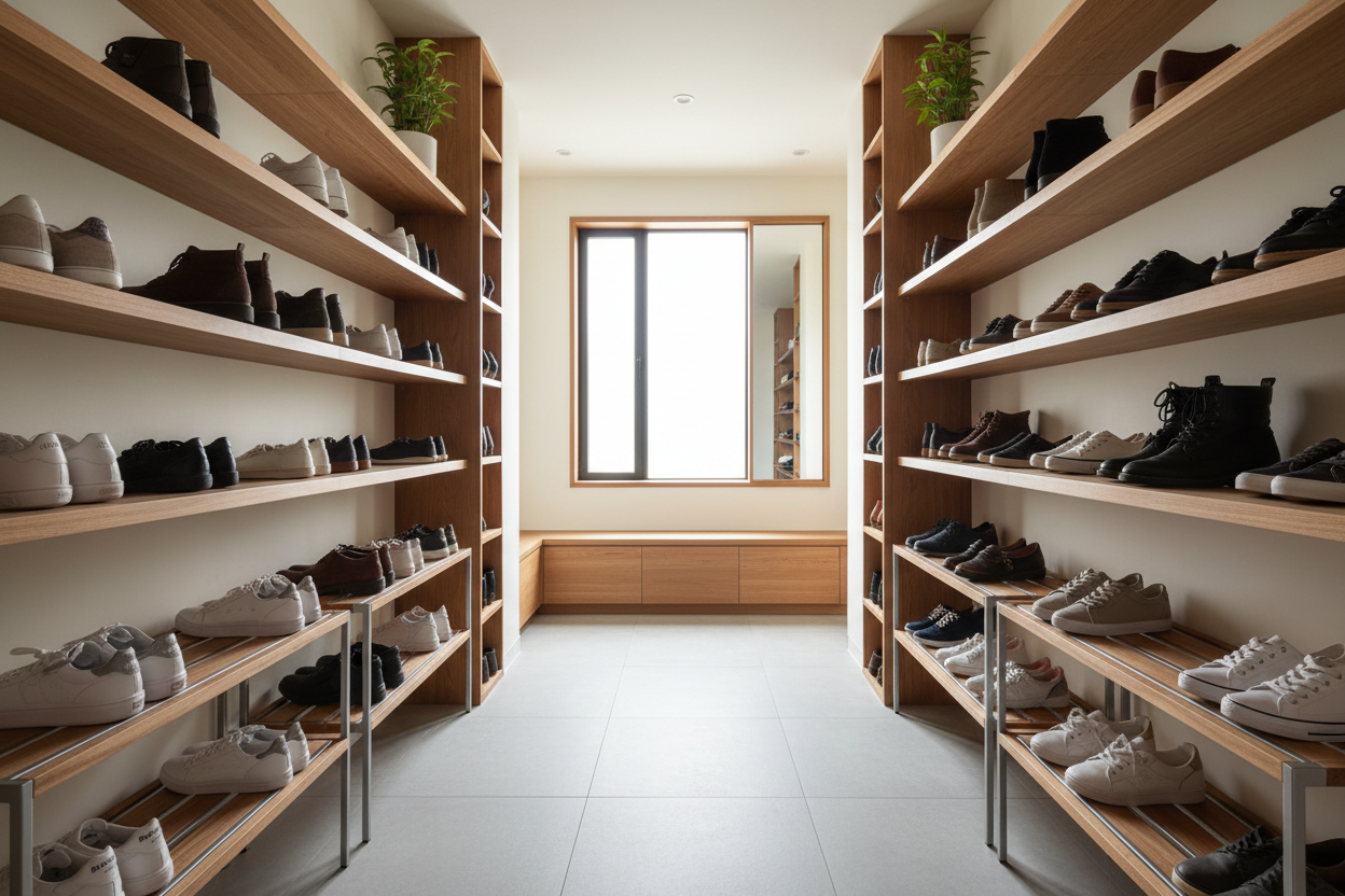Stop Tripping Over Shoes: How to Master Hallway Shelving in Narrow Spaces
