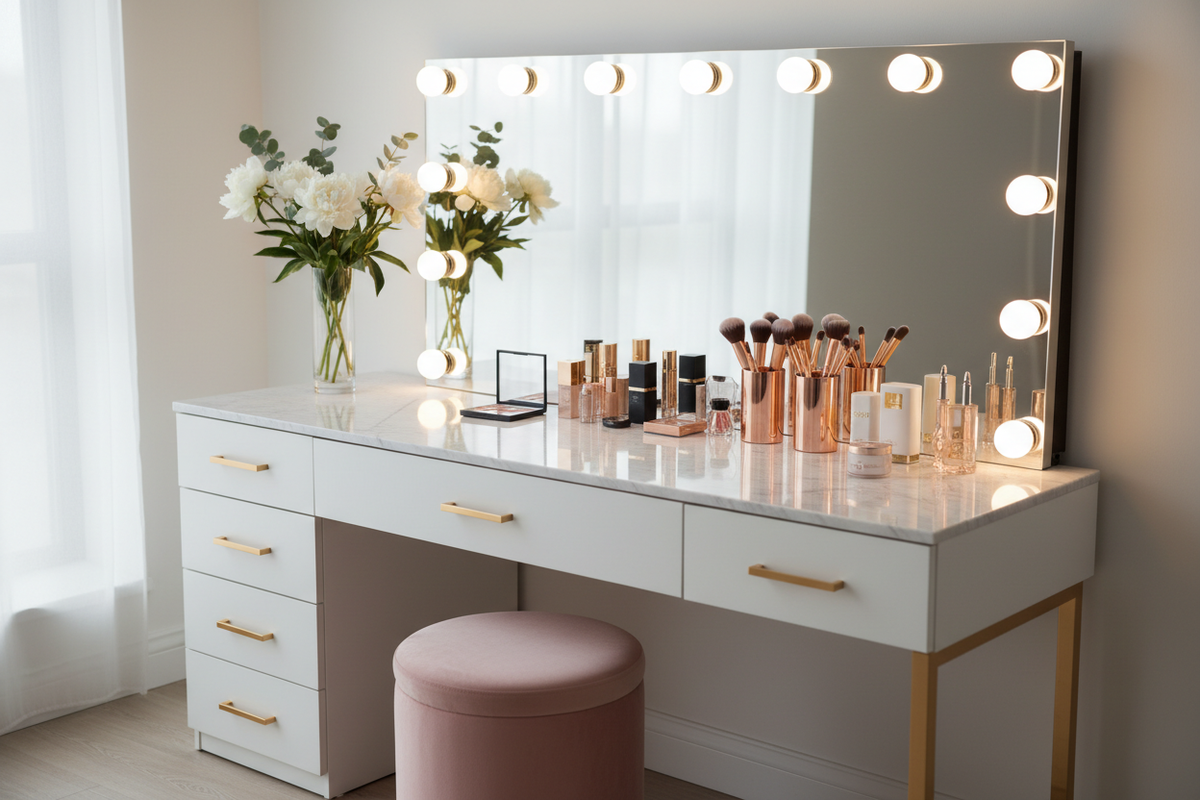 Stylish Pinterest-Inspired Makeup Vanity Ideas You’ll Love