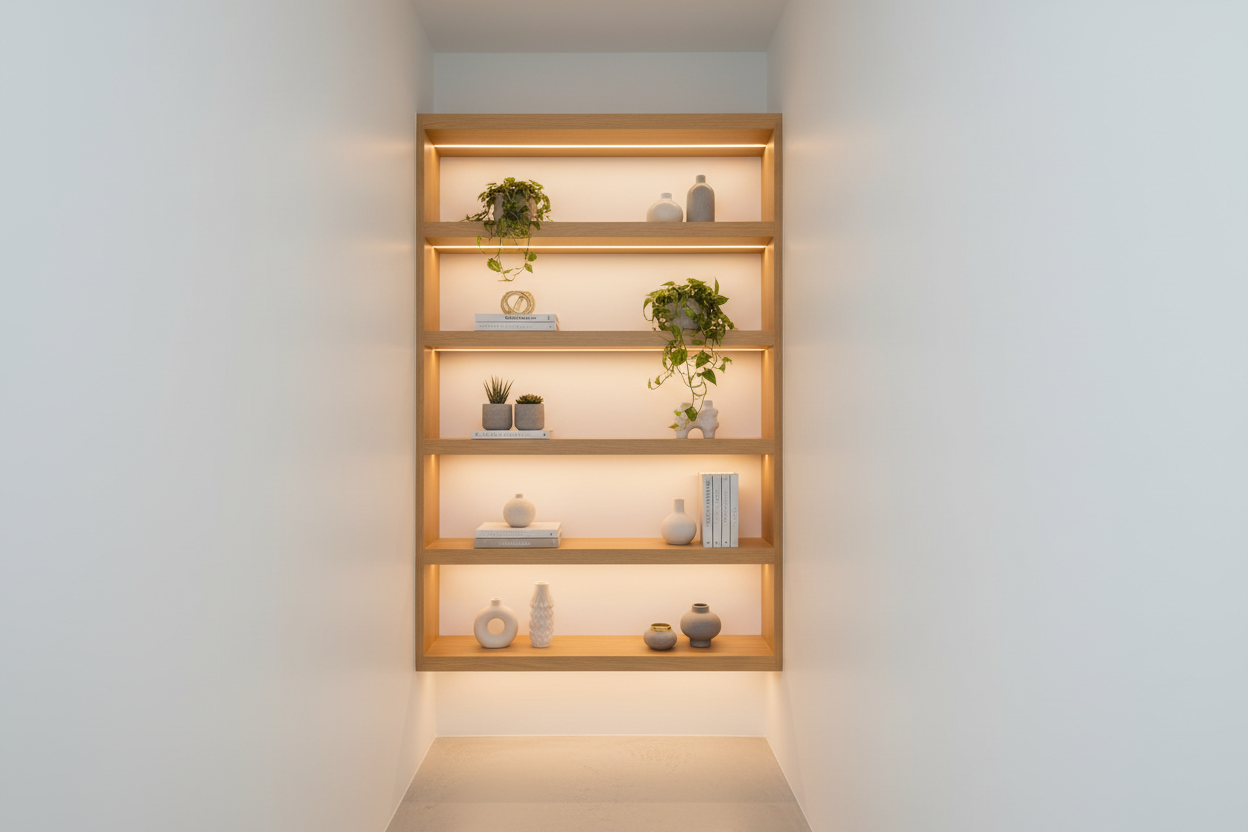 That Awkward Gap: Turning Dead Hallway Space into a Design Feature
