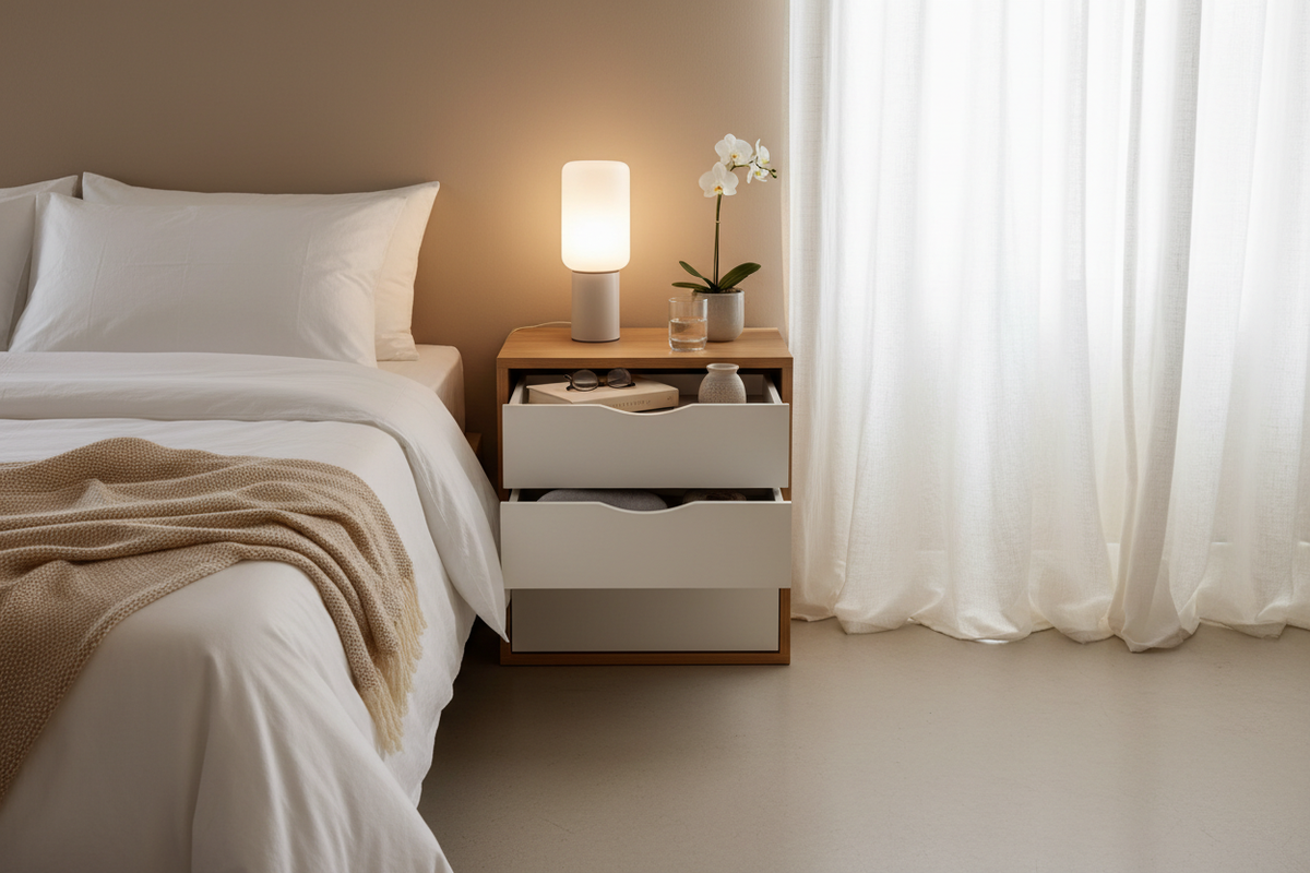 The Unsung Hero of Sleep Hygiene: Choosing the Right Bedside Storage