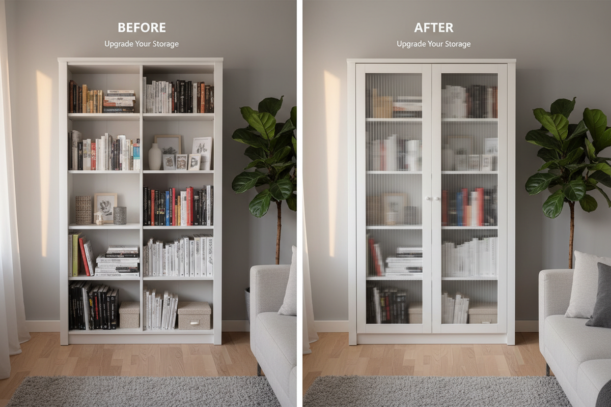Upgrade Your Storage: How to Add Doors to an IKEA Billy Bookcase