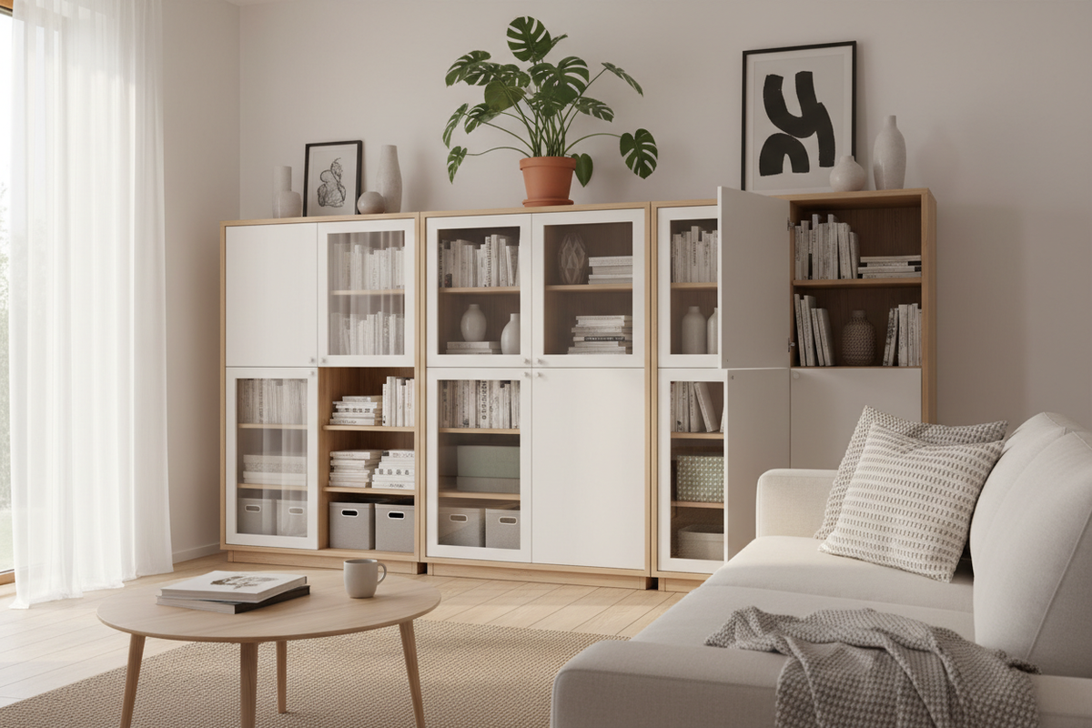 Upgrading Your Storage: A Real Look at IKEA Bookcases with Doors