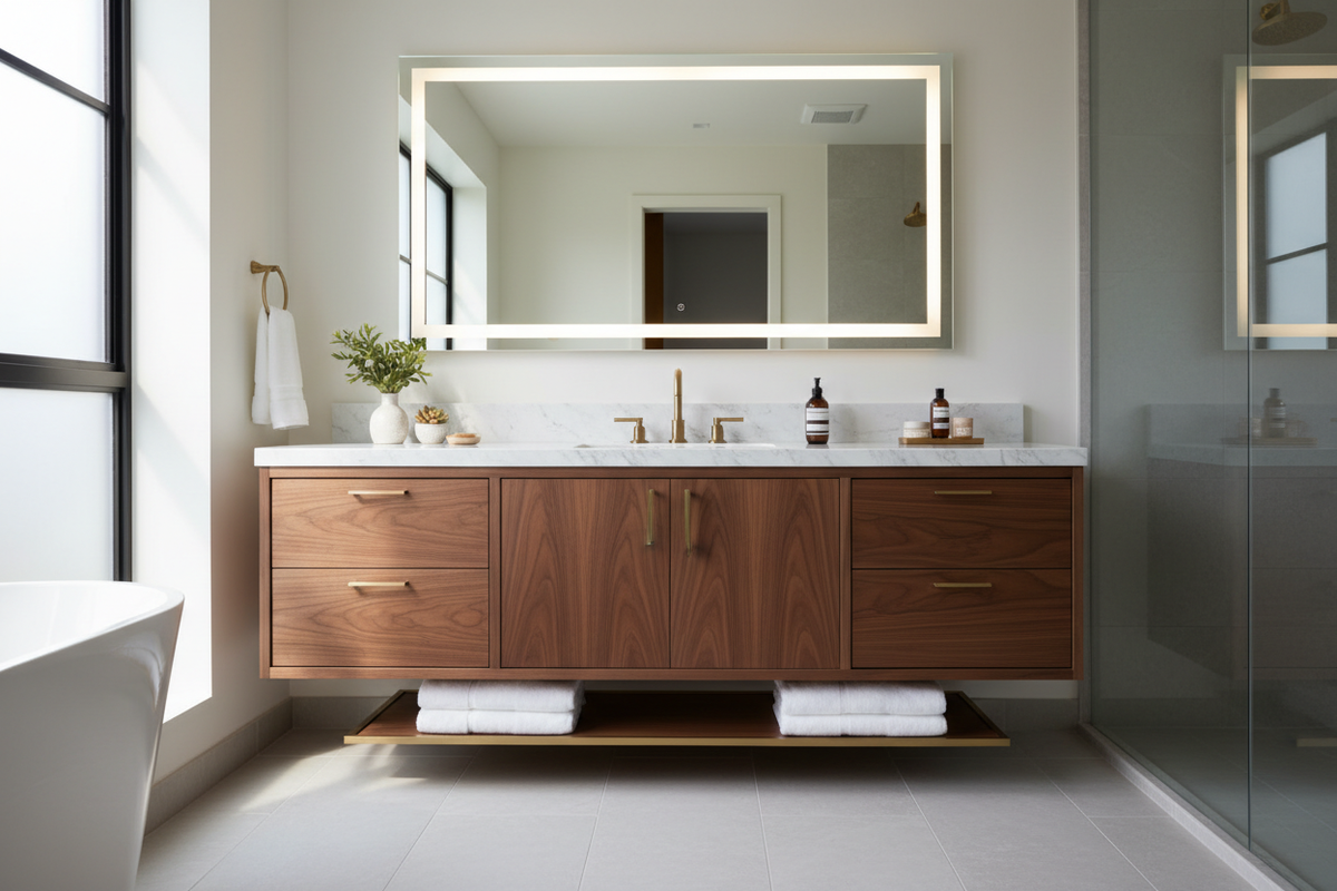 Walnut Vanity Ideas That Elevate Your Daily Routine