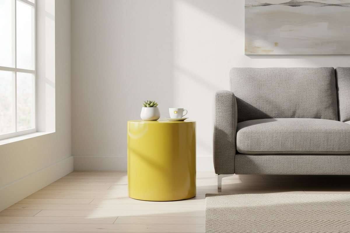 Why a Yellow Side Table Might Be the Missing Piece Your Living Room Needs
