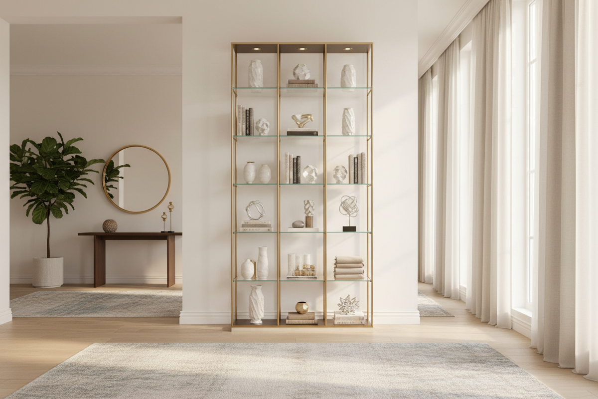 Why Your Foyer Needs a Glass Cabinet: Balancing Storage and Style
