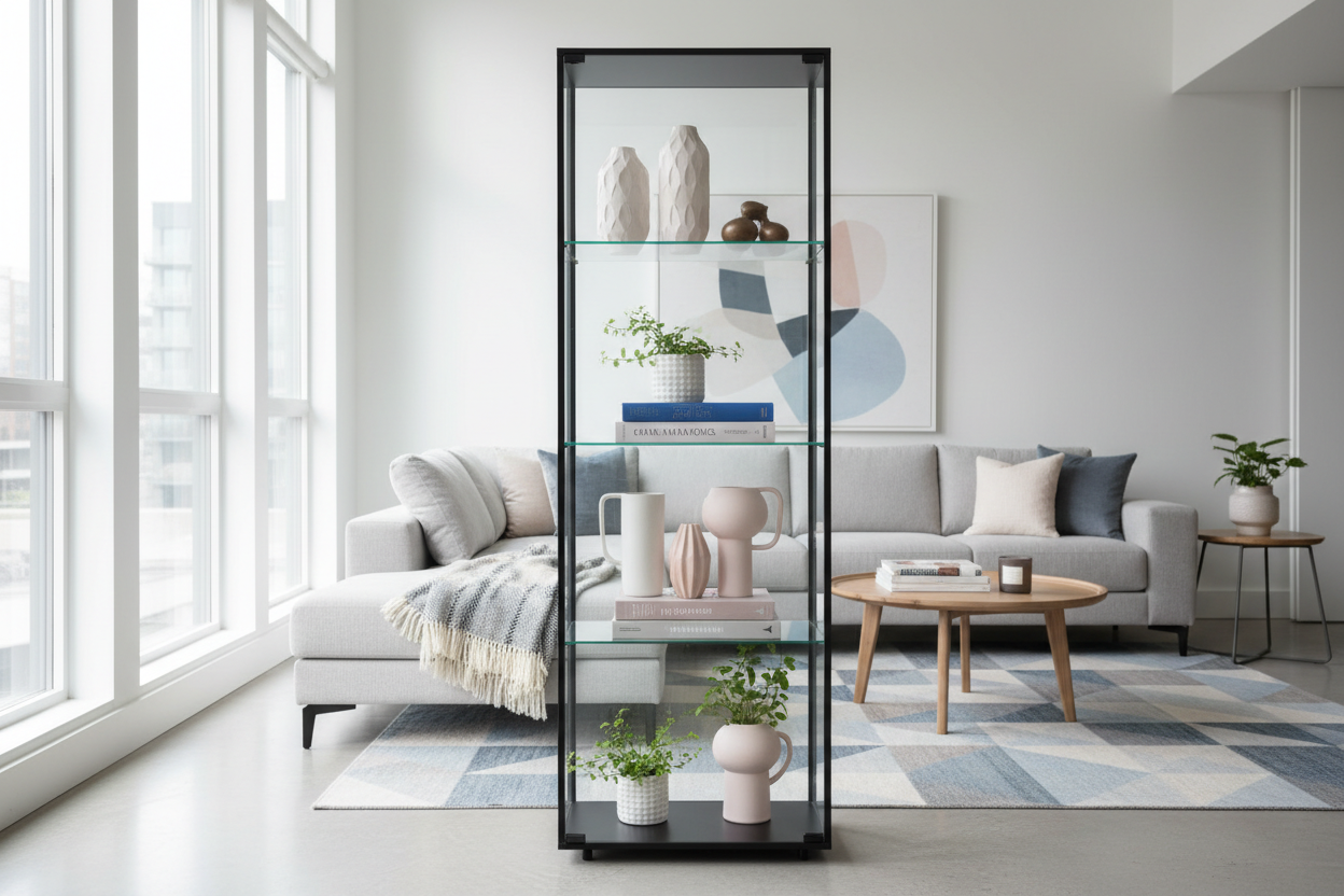 Why Your Living Room Needs a Glass Display Cabinet (and How to Style It)