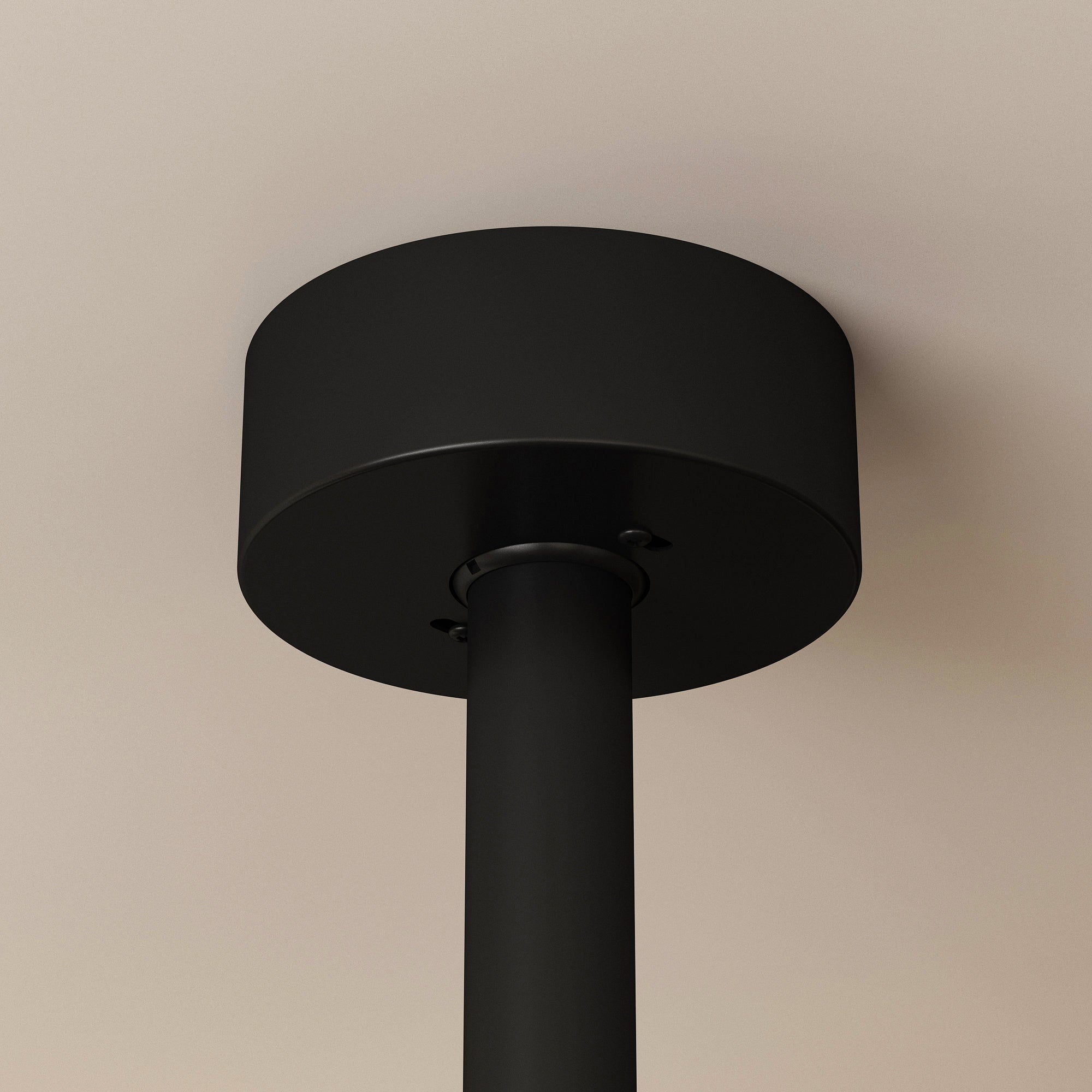 Ventilateur de plafond moderne marron foncé de 80 cm avec pales bicolores et lumière LED 3 couleurs
