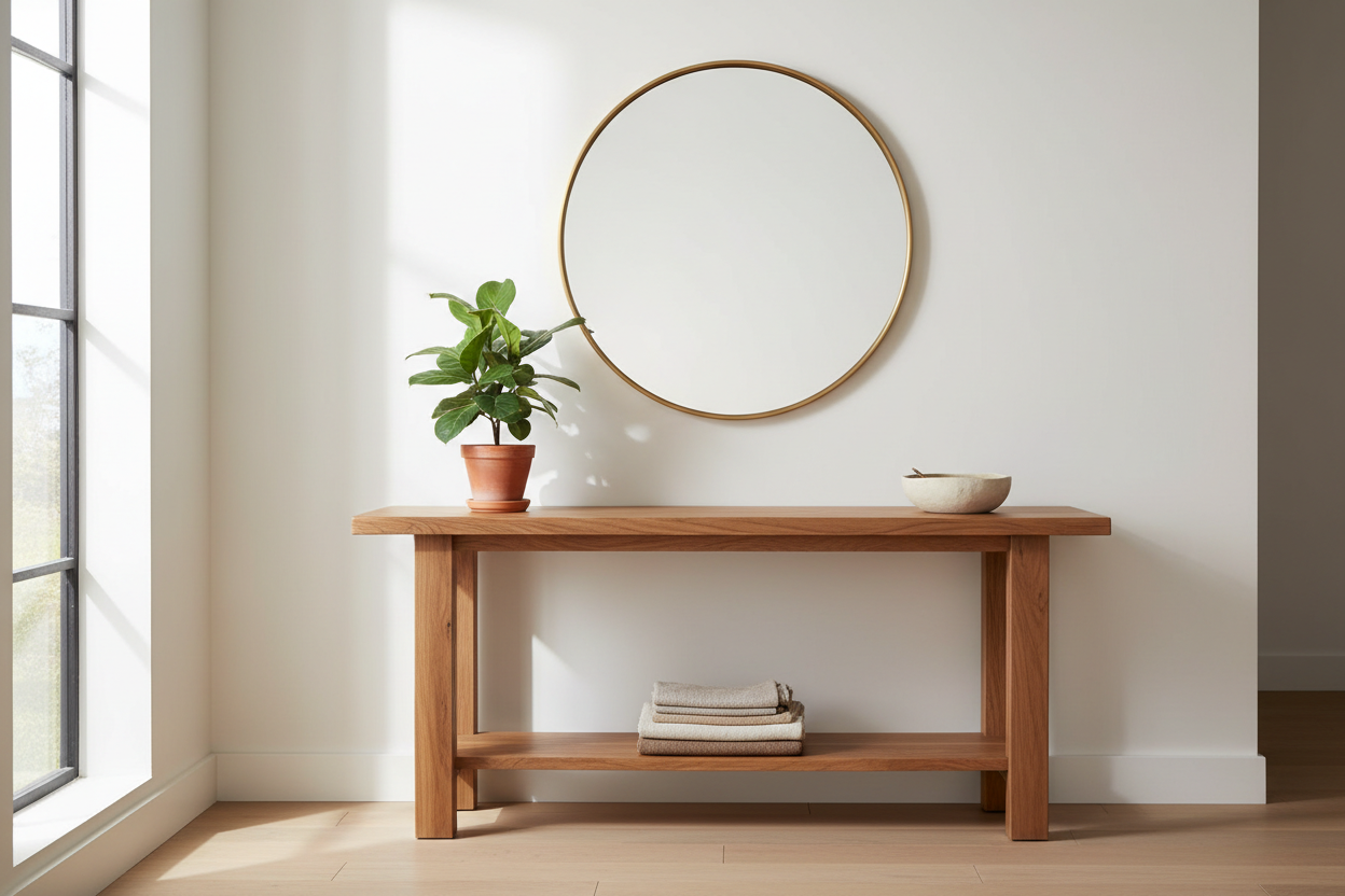 First Impressions: How to Choose a Wood Table That Anchors Your Entryway