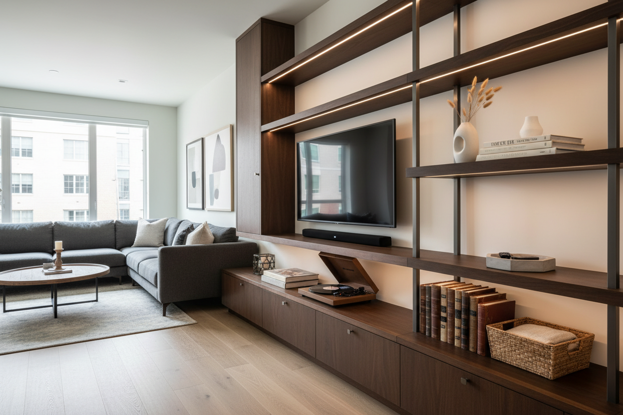 Entertainment Center Shelf: The Designer's Secret to Tech Clutter Control