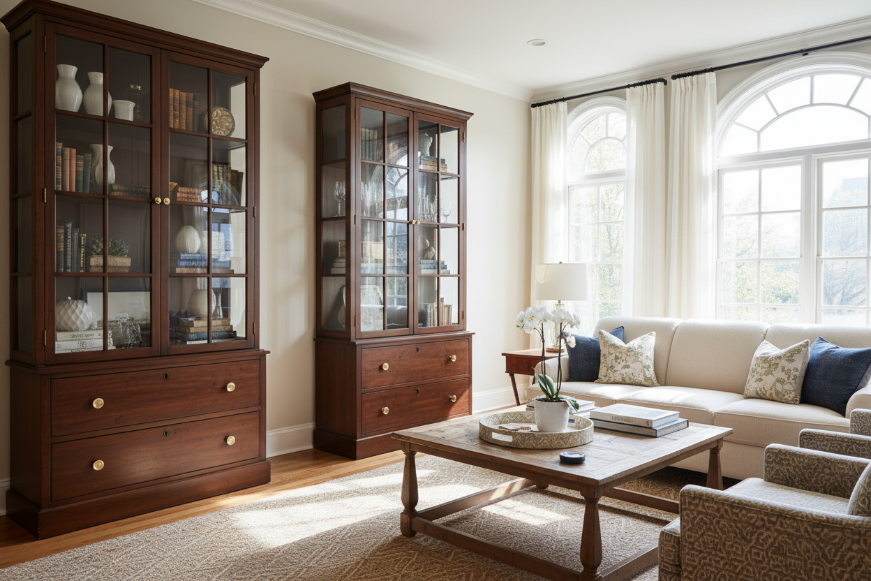 Stop Dusting Open Shelves: The Case for a Tall Storage Display Cabinet