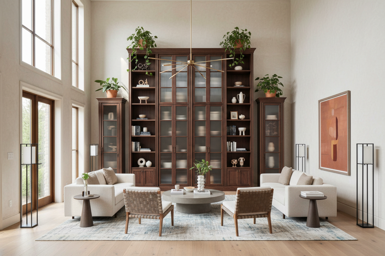 Stop Buying Short Furniture: The Tall Cabinet Living Room Fix