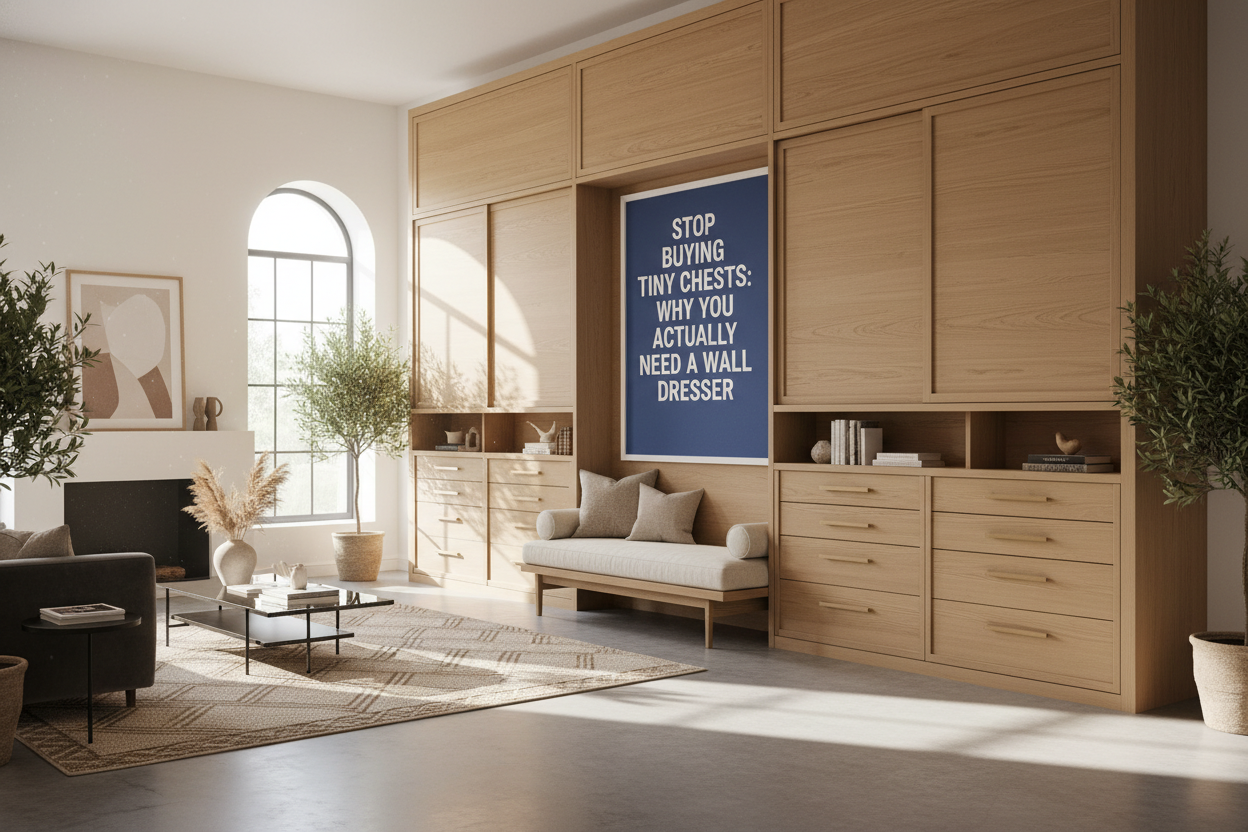 Stop Buying Tiny Chests: Why You Actually Need a Wall Dresser