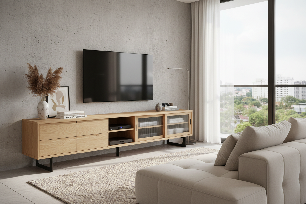 I Finally Found a TV Cabinet for Living Room Storage I Don't Hate