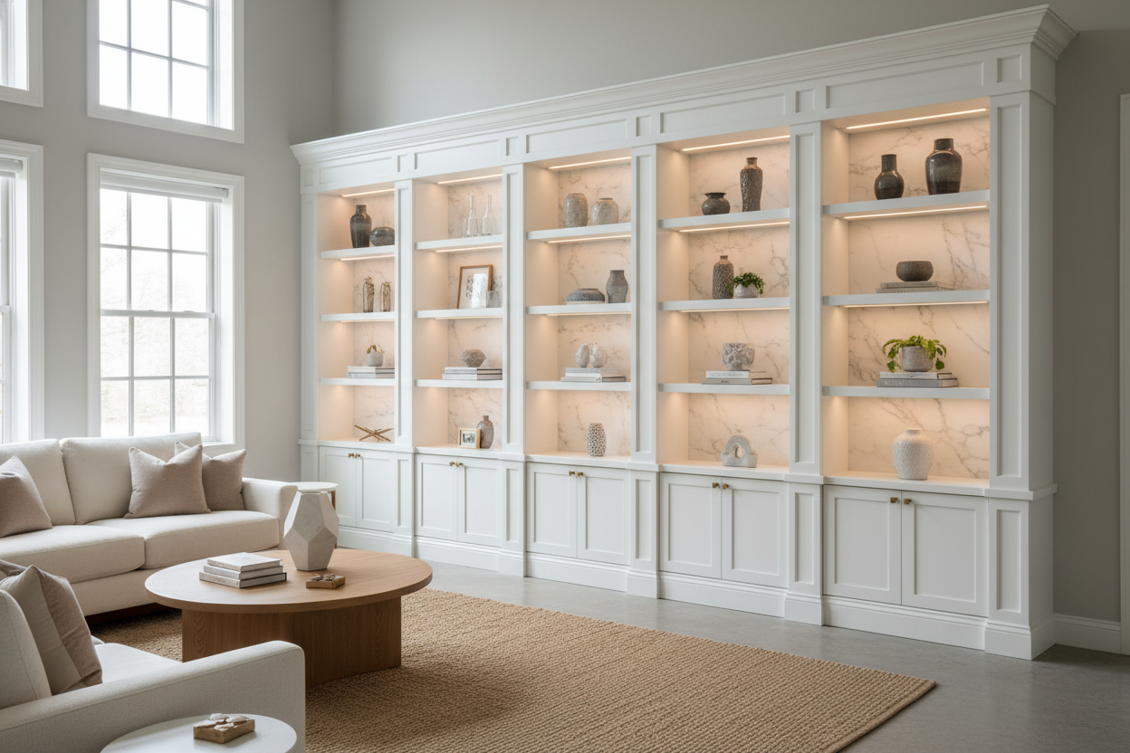 How I Make Affordable Display Cases Look Like Expensive Built-Ins