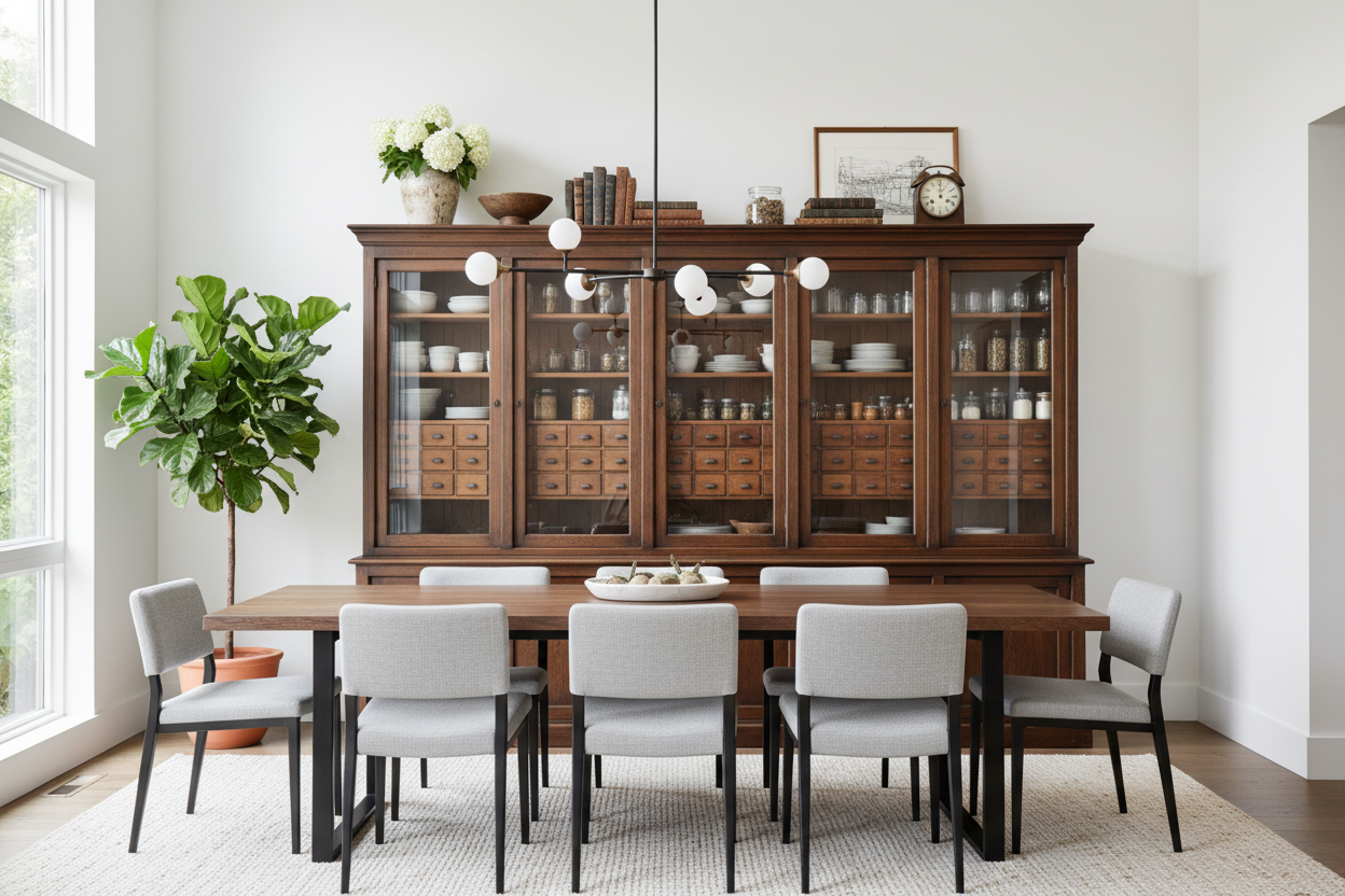 Are Antique Country Store Display Cases Too Clunky for Modern Homes?