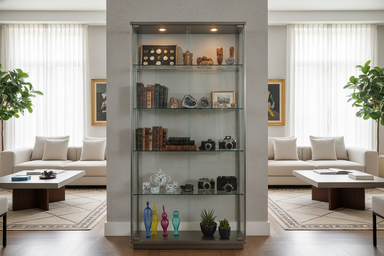 Is a 4-Shelf Glass Display Case Enough Space for a Serious Collection?