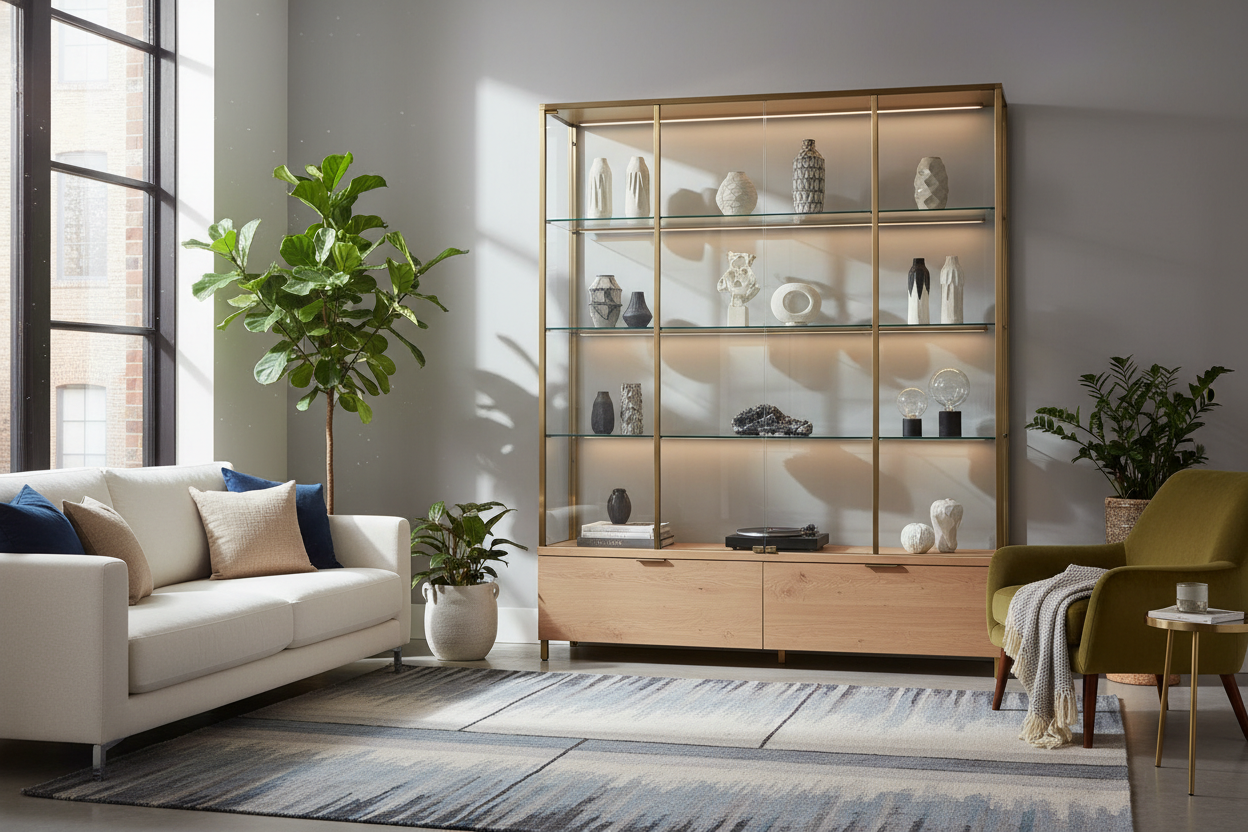 I Bought a Glass Display Retail Case for My Living Room