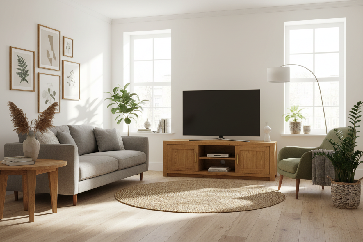 I Finally Found the Oak TV Stand 55 Inch Screens Actually Need