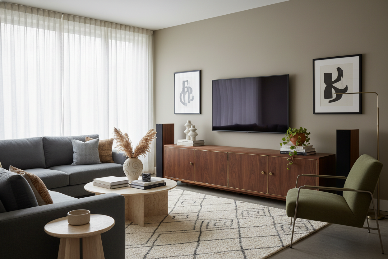 How to Pick a Living Room Furniture TV Stand That Doesn't Look Cheap