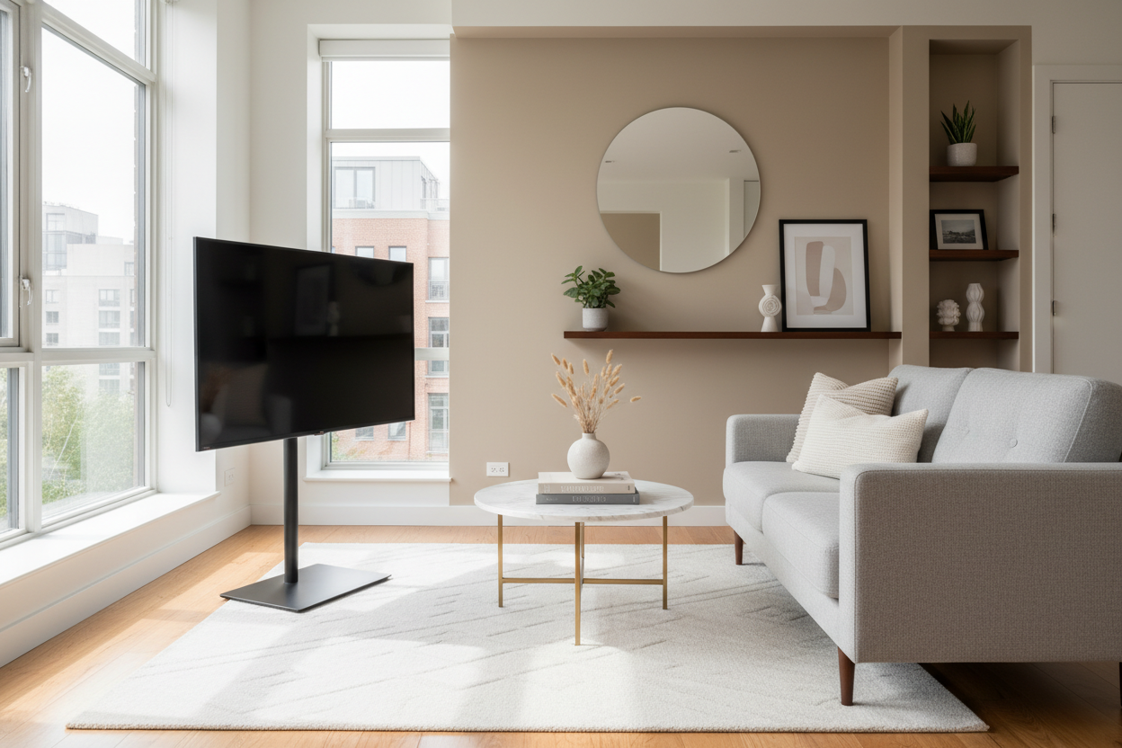 Your Wall Mount Is Trapping Your Layout (Try a TV Floor Stand)