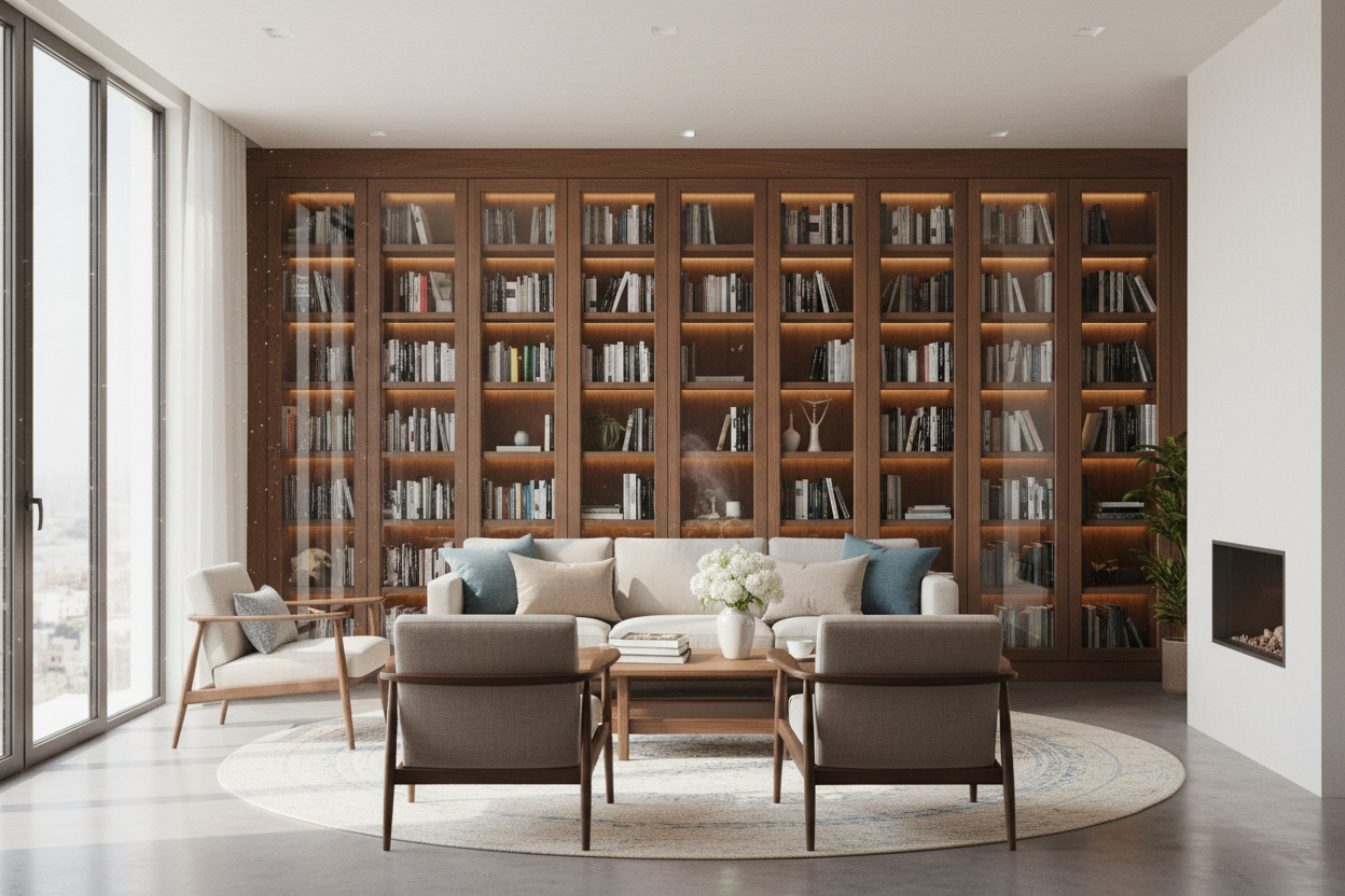 Your Books Are Fading (Why You Need Wood Bookcases With Glass Doors)