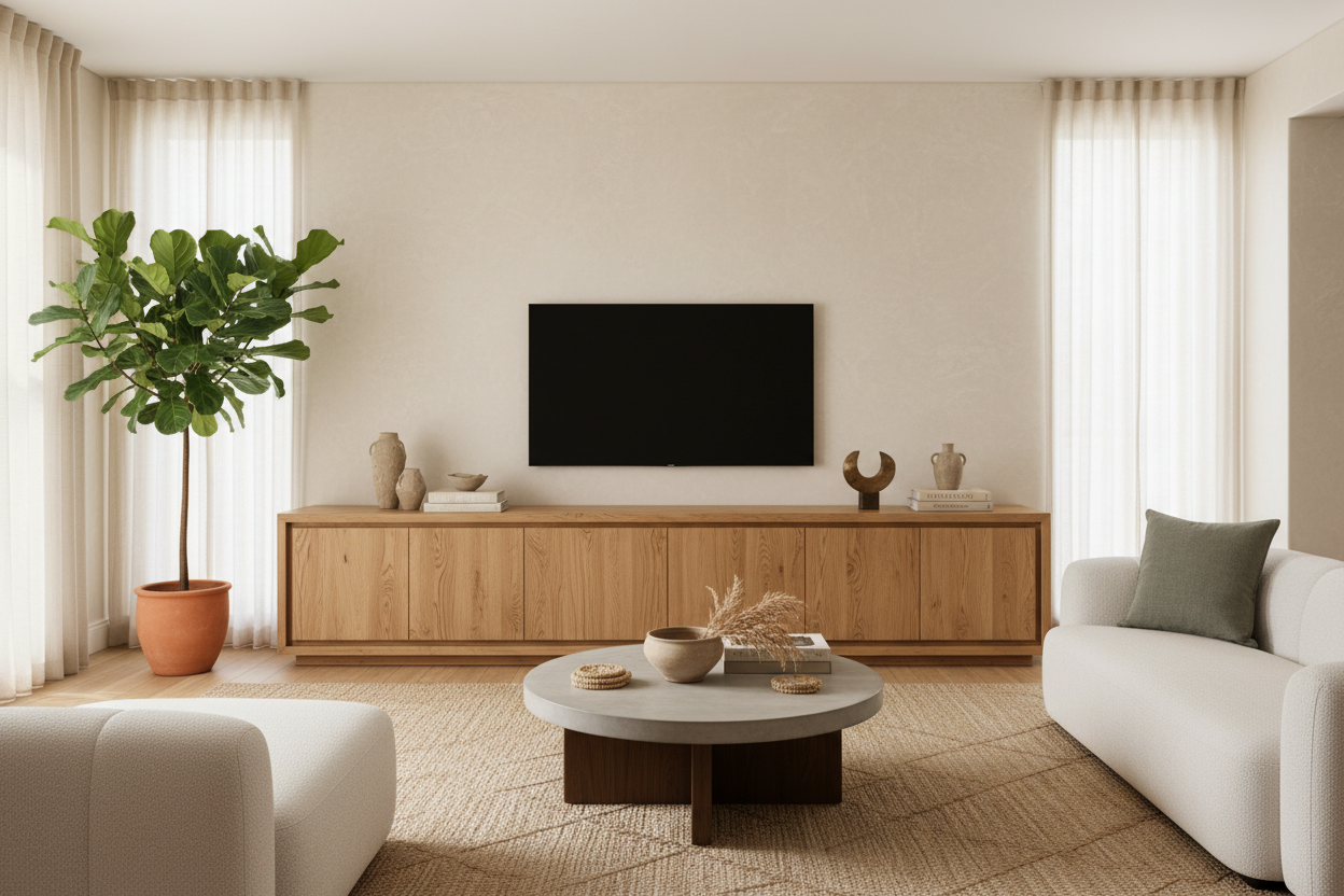 I Found a 70 Inch TV Stand That Actually Looks Like Real Furniture