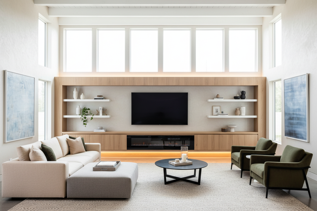 I Saved $4k on Renovations With a Massive 97 Inch TV Stand