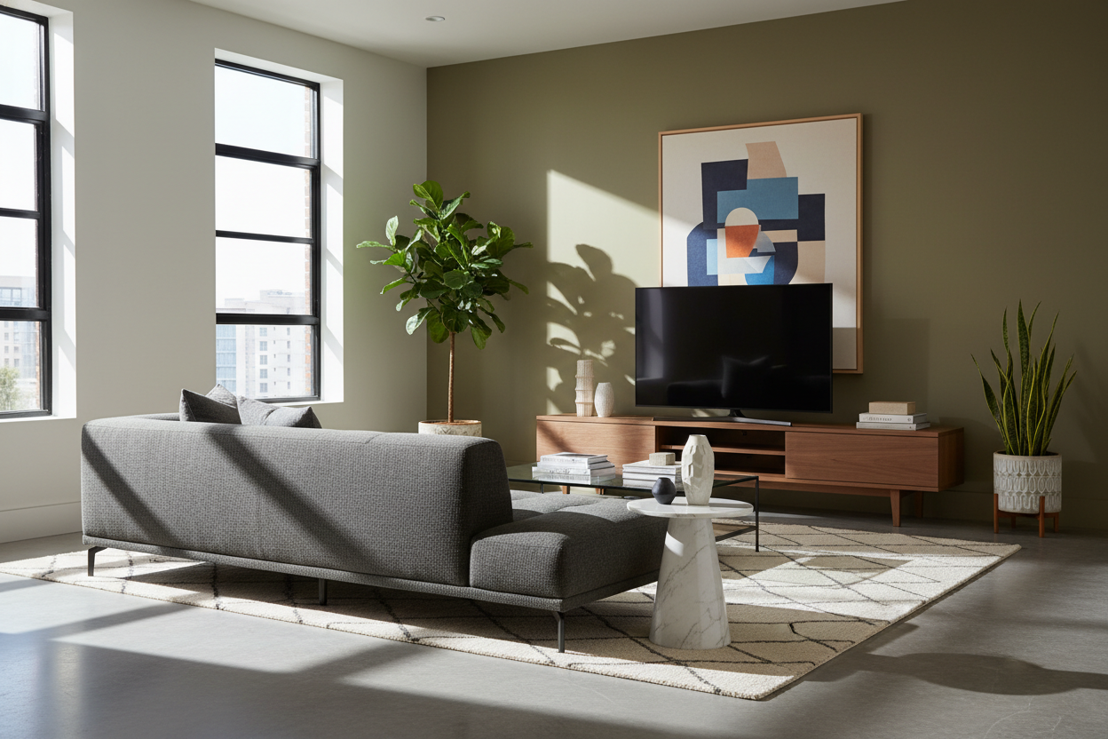Why I Pair Low Sofas With a 19 Inch High TV Stand