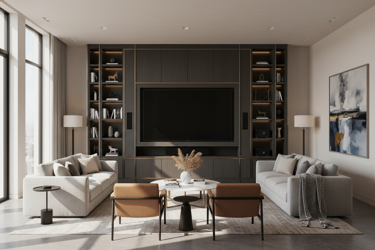 The Problem With Entertainment Units Large Enough for 85-Inch TVs