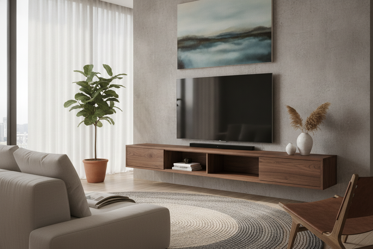 I Learned the Hard Way Why You Need a Solid Wood Floating TV Stand