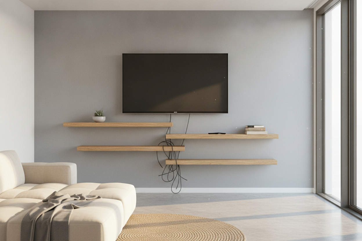 Why Your Floating Shelf Under TV Looks Like an Afterthought