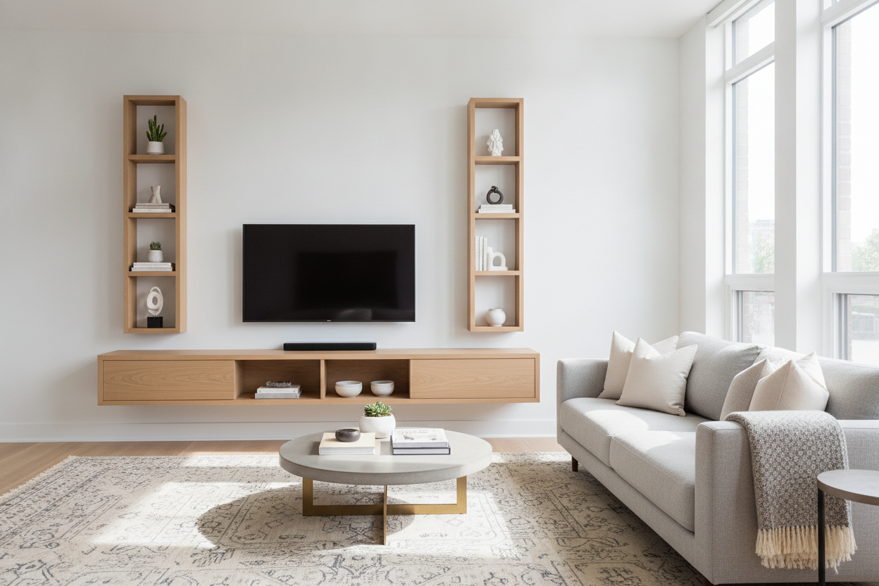 How a Media Shelf Floating Setup Fixed My Awkward Living Room