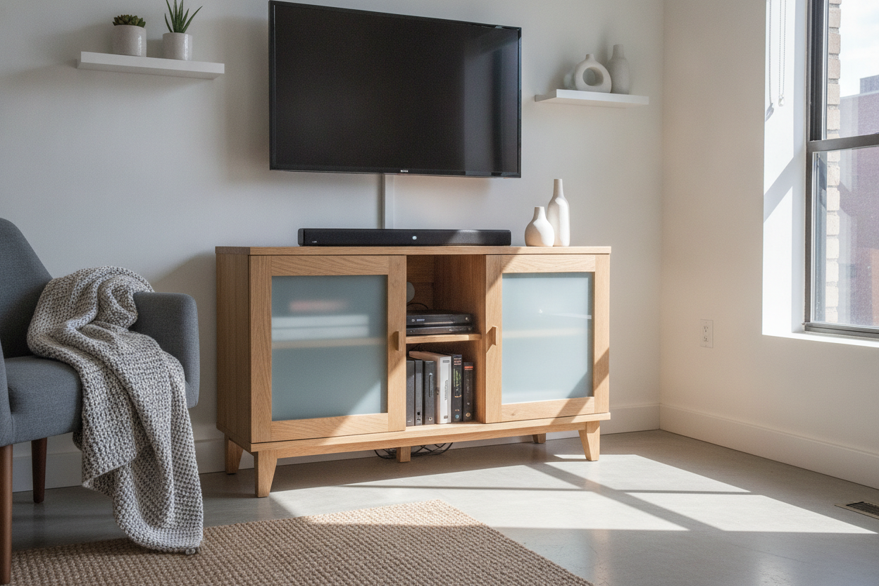 Can a Small Media Cabinet Actually Hold All Your Tech?