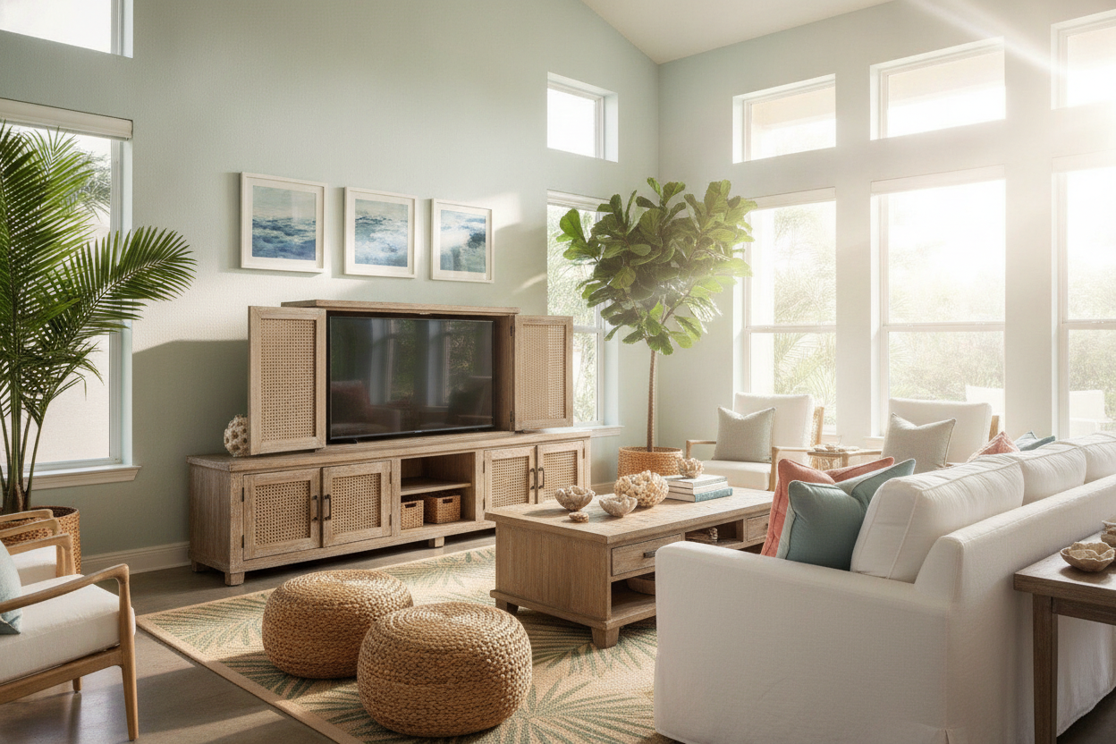 The Sun Glare Problem: Finding TV Stands Fort Myers Locals Actually Like