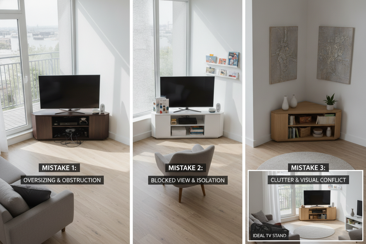 3 Layout Mistakes to Avoid With Best Buy Corner TV Stands