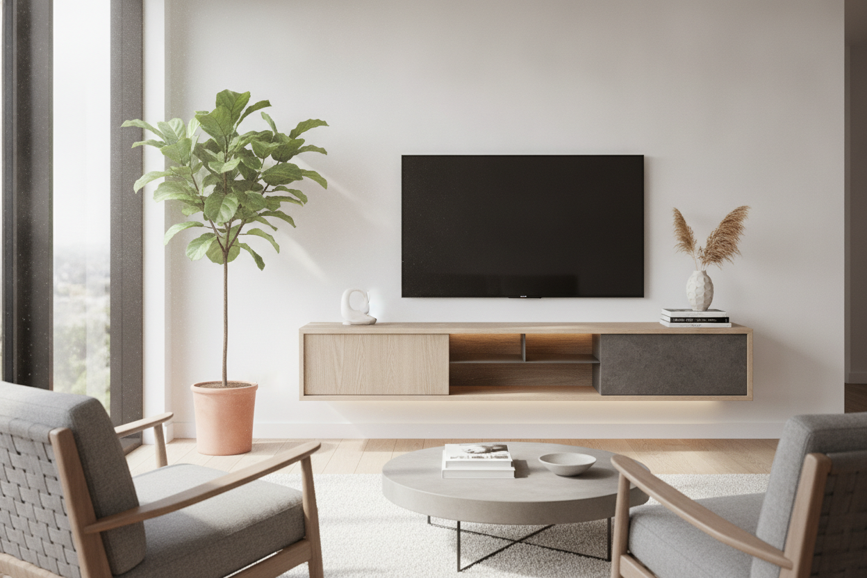 Is the Floating TV Stand Home Depot Sells Actually Easy to Hang?