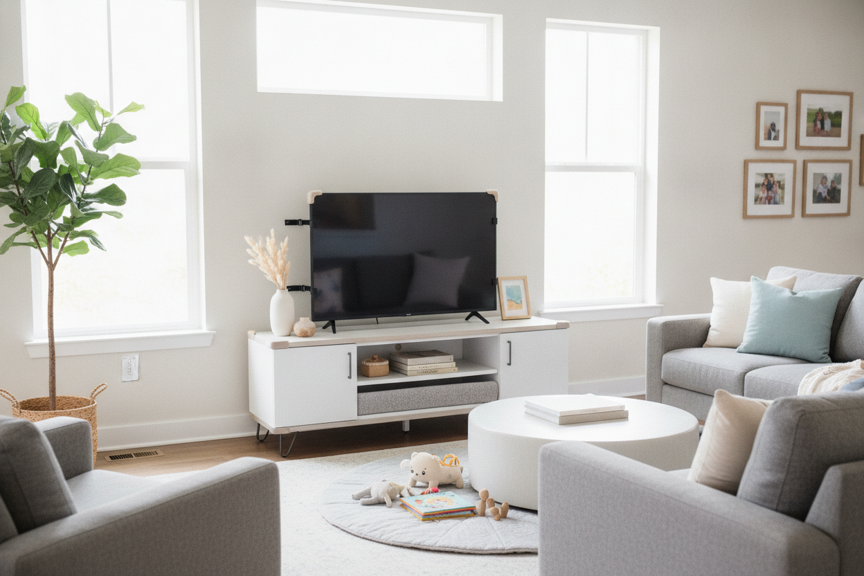 I Baby-Proofed the TV Stand Walmart 65 Inch Buyers Swear By