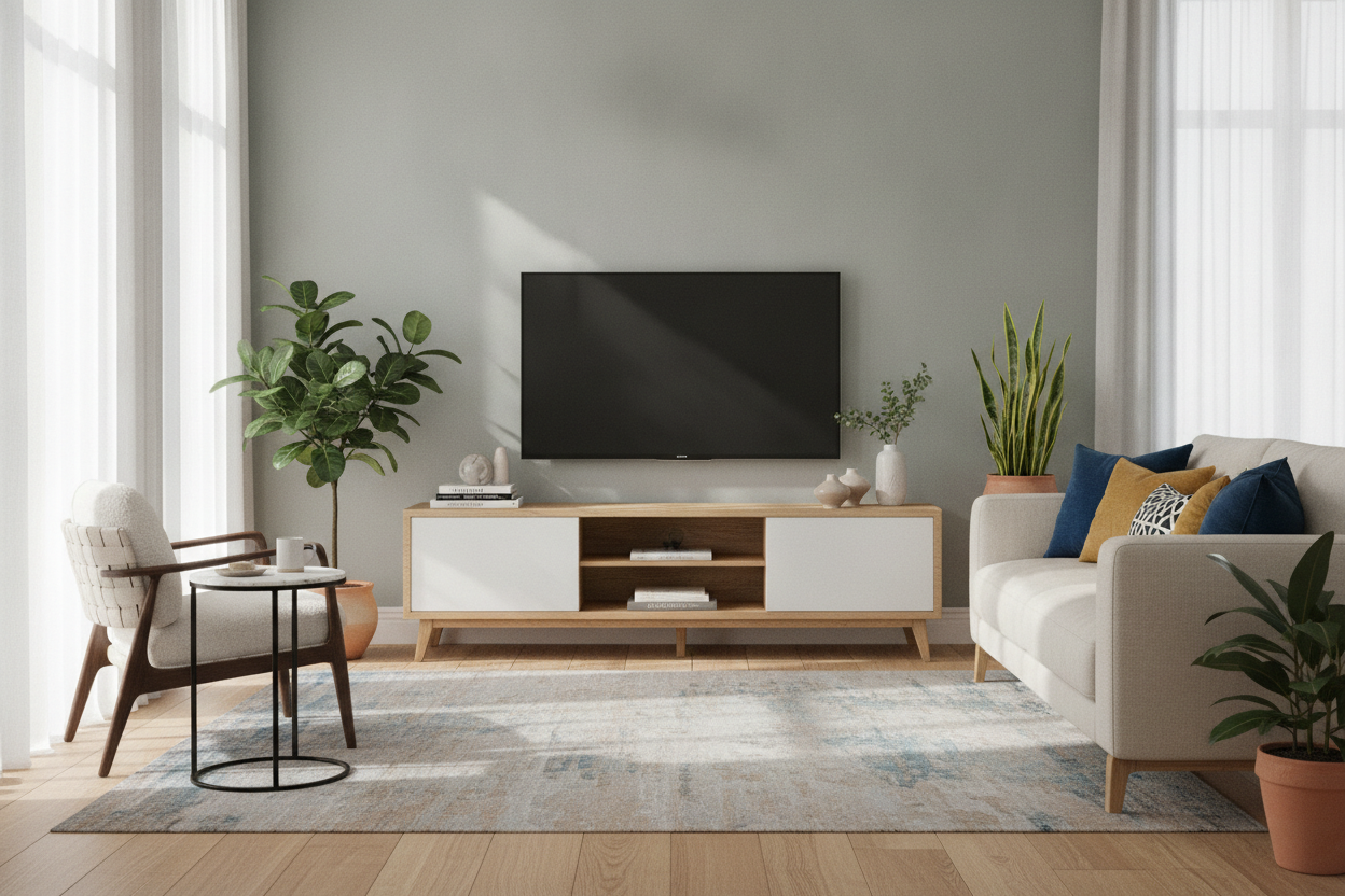 Stop Matching Stains: Why You Need a TV Stand Wood and White