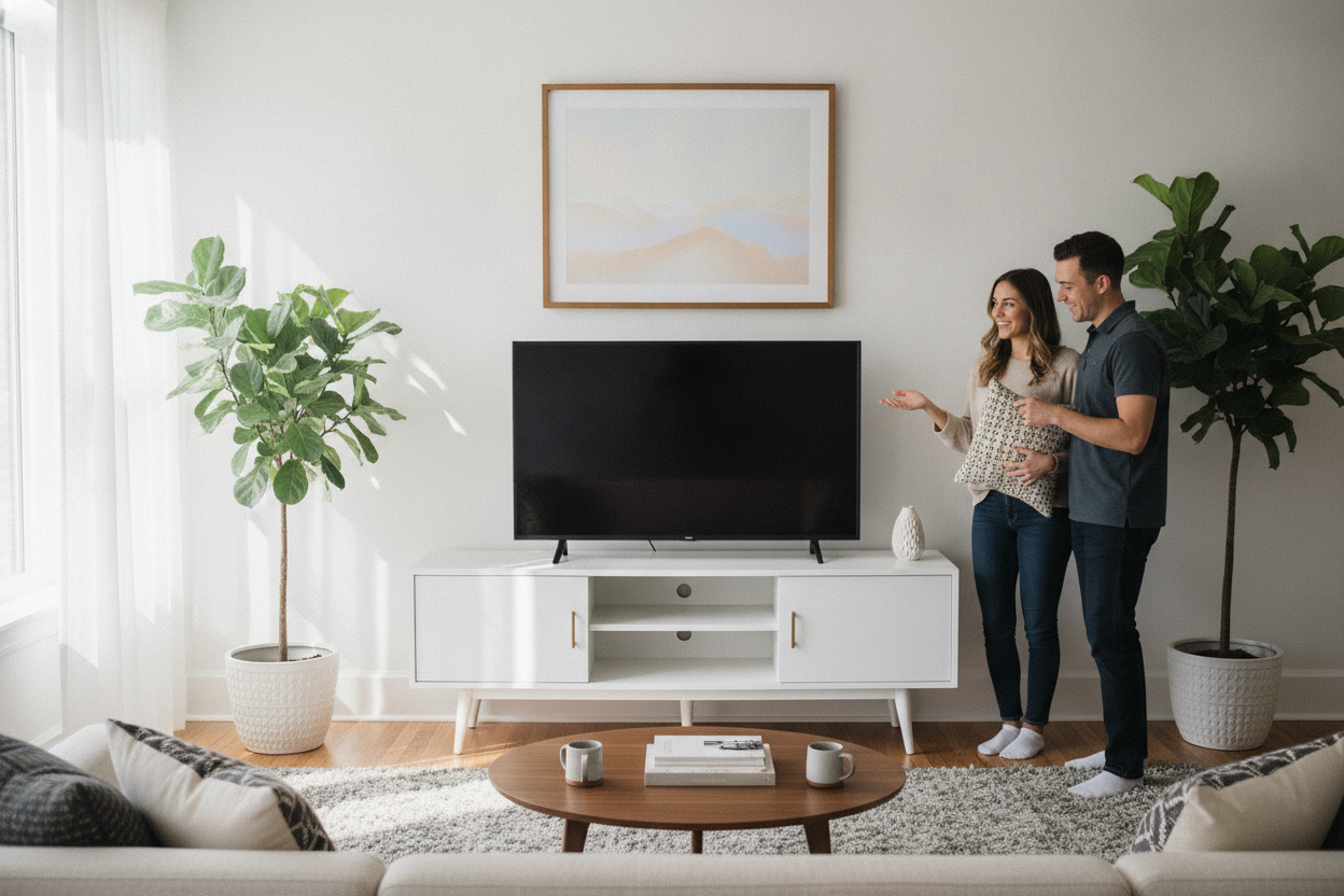 Is a Mid Century Modern White TV Stand the Ultimate Compromise?