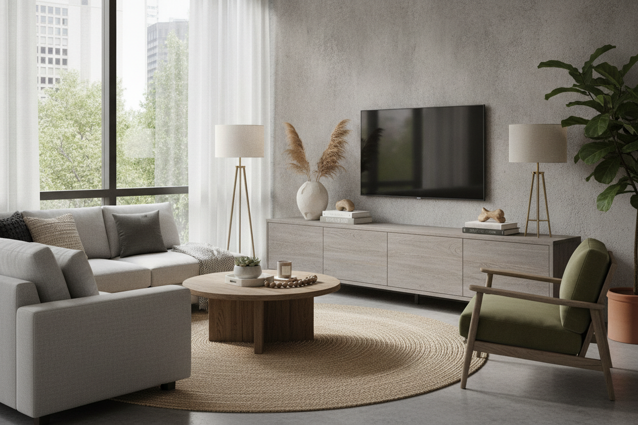 Your Gray Wash TV Stand Doesn't Have to Look Like a Flipped House