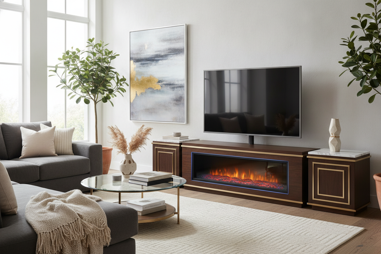 The 3 Details That Make a TV Stand With LED Fireplace Look Expensive