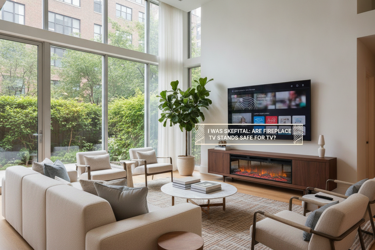 I Was Skeptical: Are Fireplace TV Stands Safe for TV?